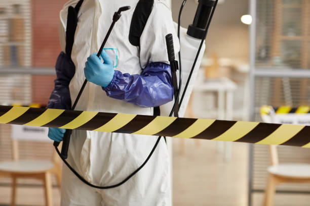 Professional Trauma Scene Cleanup technician working in Russiaville, IN